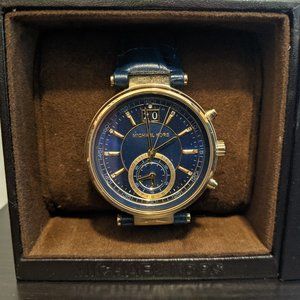 Michael Kors Sawyer MK2425 Women's Watch Gold/Navy